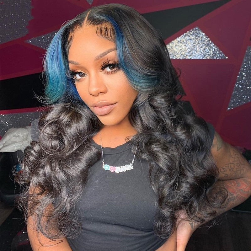 Brazilian Body Wave - Blue with Black or Blue Ombre